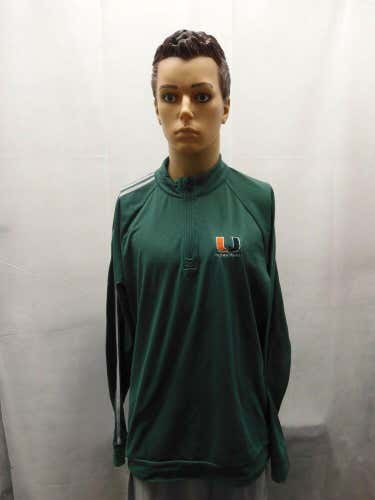 University of Miami Basketball 1/4 Zip Adidas NCAA
