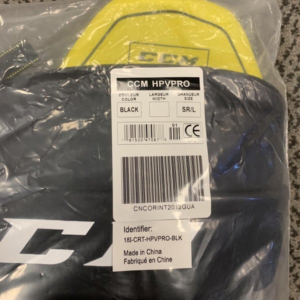 Black Senior Large CCM Vector Pro  Hockey Pants