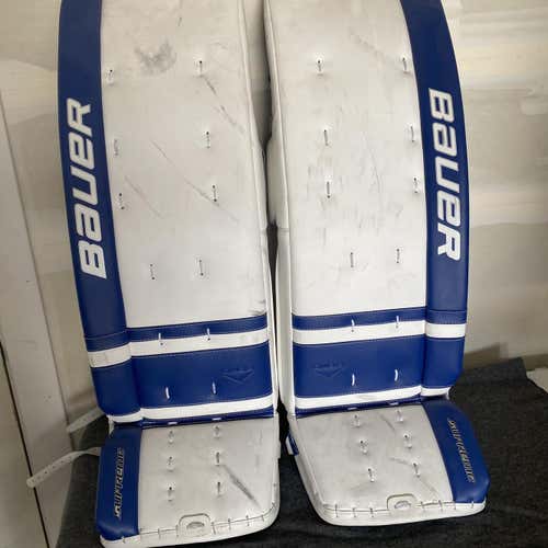 Blue Senior 35" Bauer Supreme One.9  Goalie Leg Pads