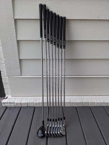 Used Men's Titleist Right Handed AP2 714 Forged Iron Set Stiff flex 5 iron-PW 915 4hybrid AP1 3iron