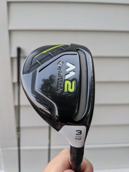 Used Men's TaylorMade Right Handed M2 Hybrid Stiff Flex 3H 19 degree