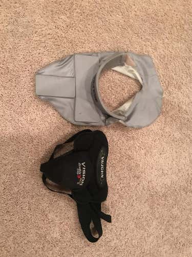 Used Vaughn Double Cup And Neck Guard