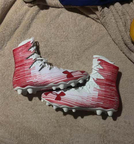 Under Armour Highlights White/Red Size 12