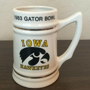Iowa Hawkeyes NCAA Football SUPER VINTAGE 1983 GATOR BOWL College Stein Mug!