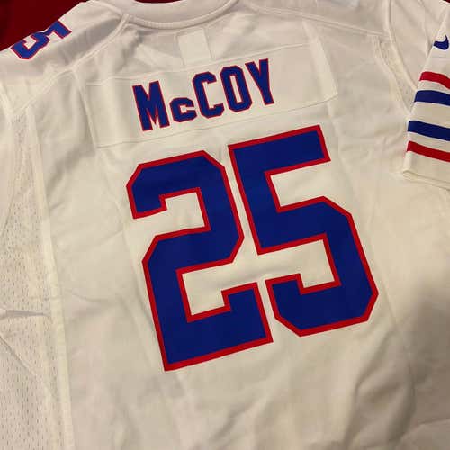 LeSean “Shady” McCoy #25 Buffalo Bills White Men's XXL Nike
