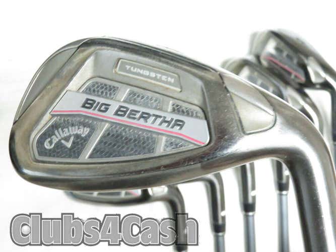 Callaway 2017 Big Bertha OS Irons Ozik Program 55-A Flex 5-P,A  SENIOR  +1/2"