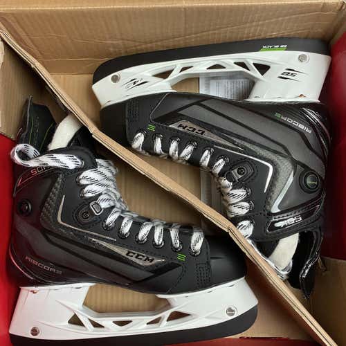 Junior CCM RibCor 50K Regular Width  Size 4.5 Hockey Skates