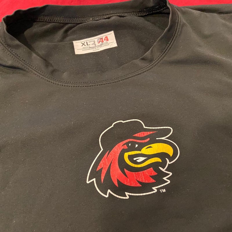 MiLB Rochester Red Wings Game Used Worn Undershirt Black Men's XL Other Compression