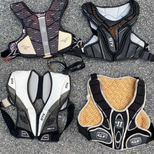 SOLD- Bundle Shoulder Pads And Chin Strap
