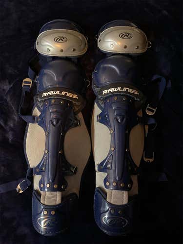 Blue Adult Rawlings Catcher's Leg Guard