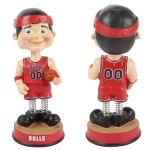 Chicago Bulls Retro Springy Legs NBA Basketball Bobblehead by FOCO - New In Box