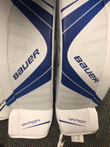 Blue Senior 34" Bauer Vapor X700  Goalie Leg Pads