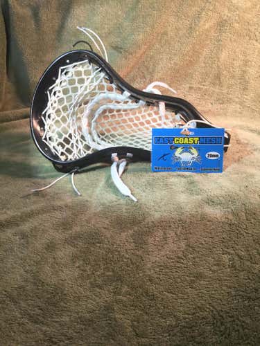 Black New Attack & Midfield Maverik Strung Bull Head