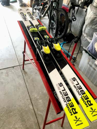 Used 2018 173 Racing World Cup Rebel i.GS RD Team With Bindings Max Din 11 Skis