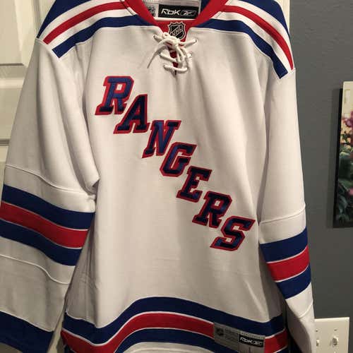 White Men's Large Reebok Jersey