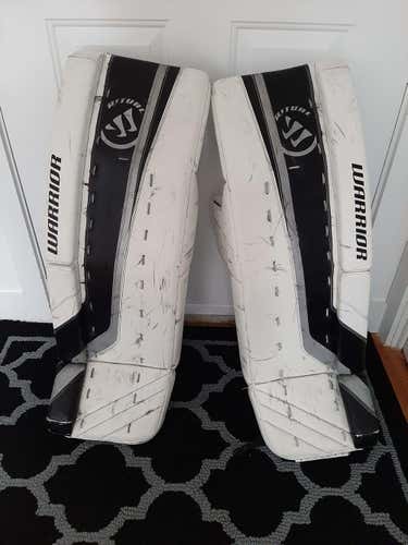 Used 33" + 1.5" Senior Warrior Ritual G2 Goalie Leg Pads