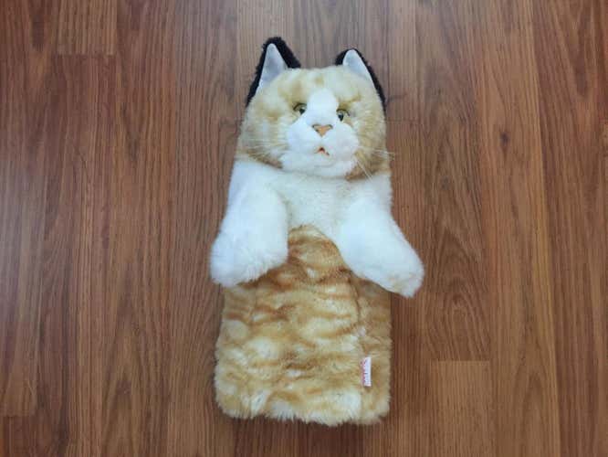 DAPHNE Tabby Cat SUPER AWESOME Golfing Headcover 13 Inch Golf Club Cover!