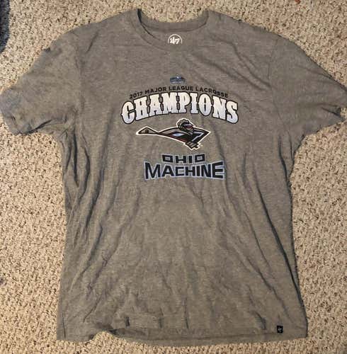 2017 MLL Ohio Machine Championship shirt