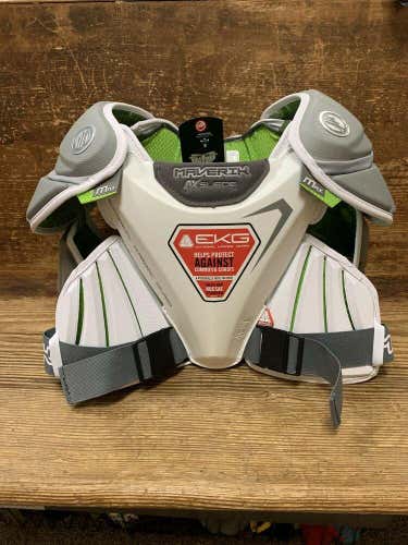 Brand New Maverick MAX EKG Lacrosse Shoulder Pads Size Medium