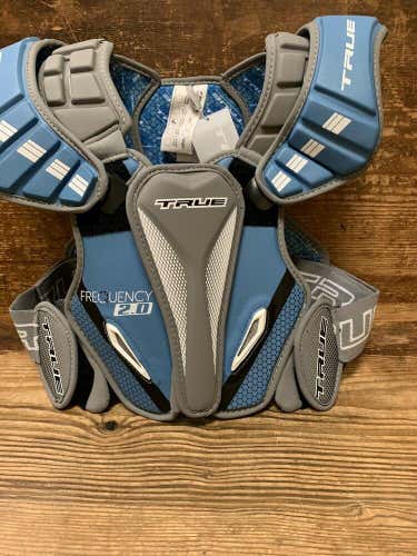 Brand New True Lacrosse Frequency 2.0  Hybrid Shoulder Pad Size Medium