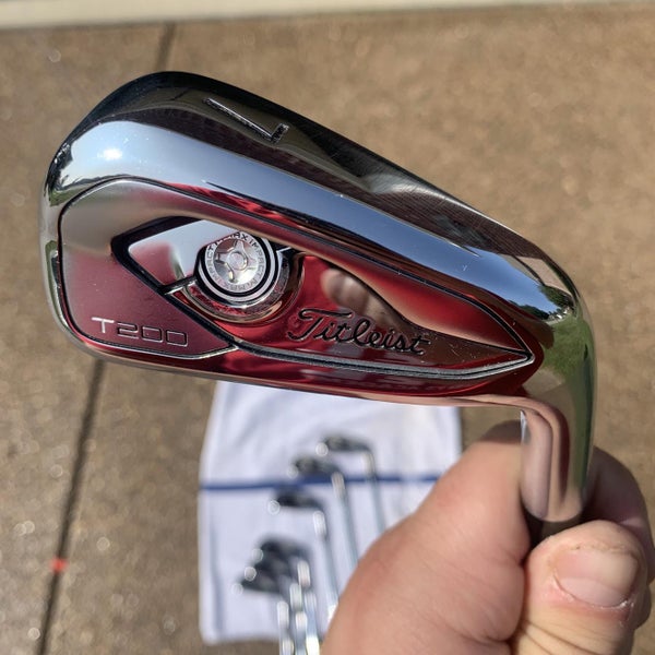 Men's Right Handed T200 Stiff Flex Steel Shaft Iron Set