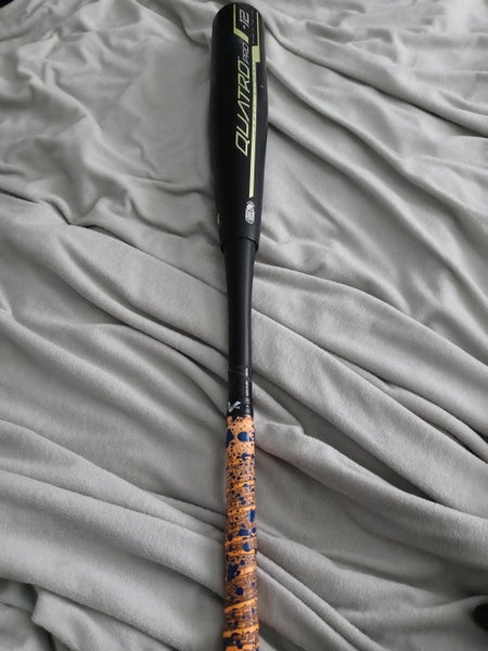Used Kid Pitch (9YO-13YO) USSSA Certified 2019 Rawlings Composite Quatro Pro Bat (-12) 18 oz 30"
