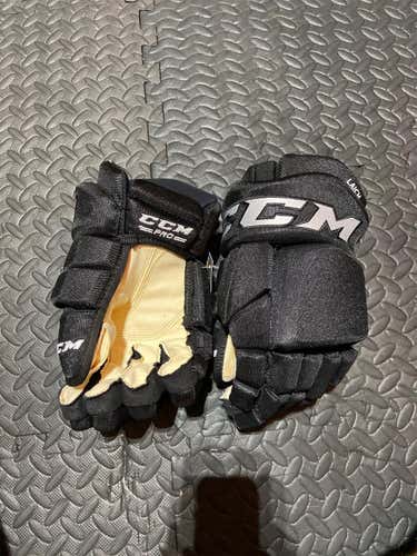 Black Senior CCM HGTKPP 14" Pro Stock Gloves