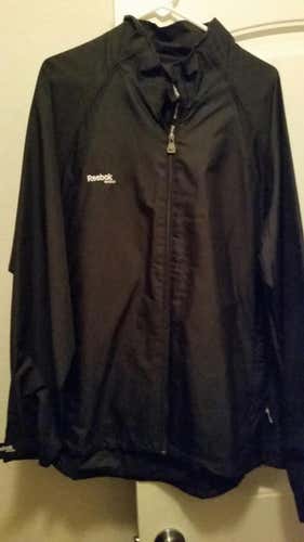 Reebok Jacket Black New Adult Men's LG