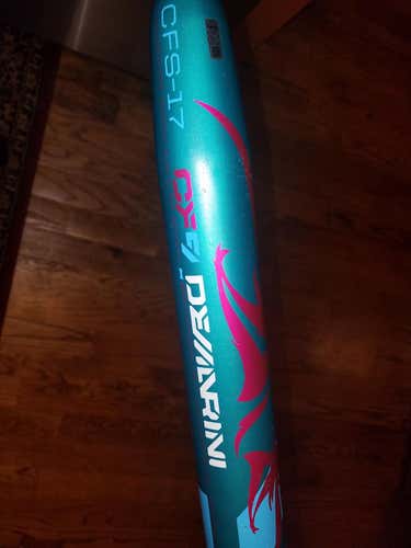 Green Used Kid Pitch (9YO-13YO) 2017 DeMarini Composite CF9 Bat (-11) 18 oz 29"