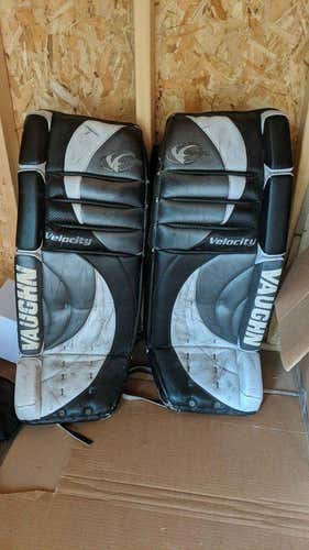 Used 34" Vaughn 7000 Goalie Leg Pads