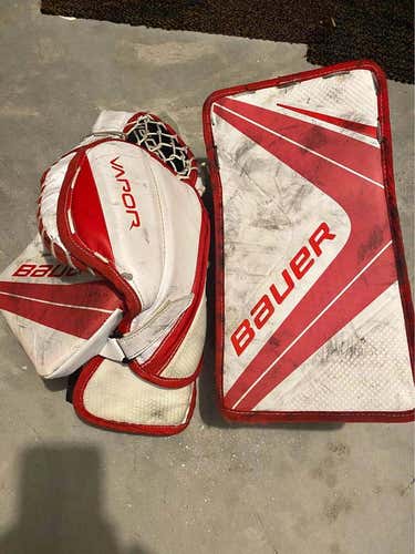 Red Used Senior Bauer Regular Vapor 1X Pro