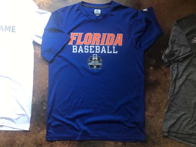 Adult Men's Medium Florida Baseball Shirt 2017 College WS