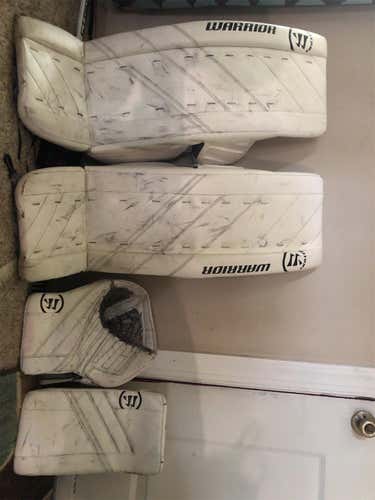 White Senior 34" + 1.5 Regular  Goalie Full Set