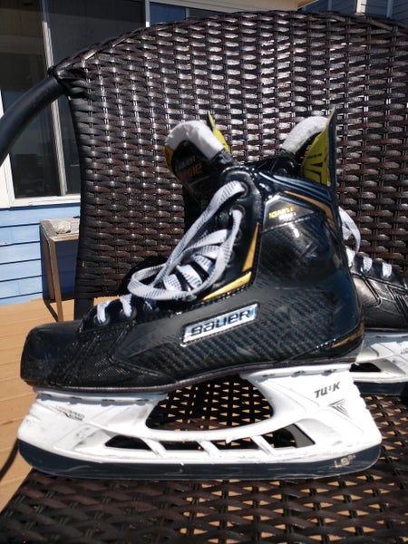 Senior Used Bauer Ignite pro + Hockey Skates Regular Width Size 8