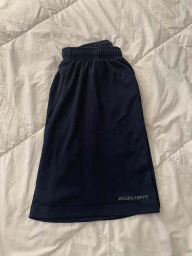 Blue Unisex Small Bauer Shorts