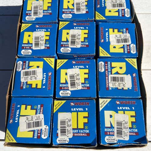 New Worth 12 Pack (1 Dozen) Baseballs