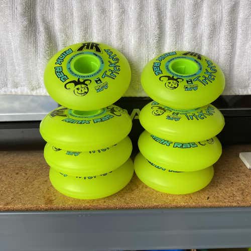 Rink Rat Trickster X 80MM 76MM HI-Lo set 8 Pack Roller Hockey Wheels