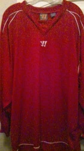 WARRIOR Red New Adult Unisex XL OR SM HOCKEY Warrior Jersey