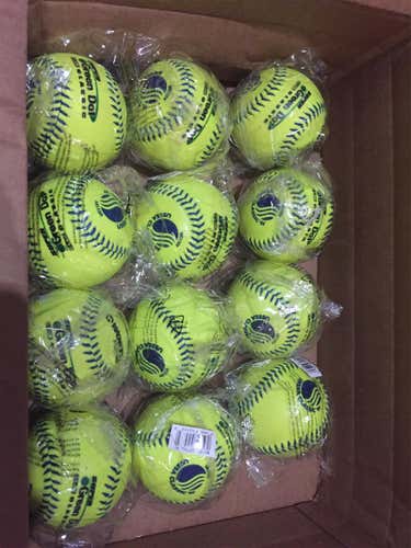 Yellow New Worth 12 Pack (1 Dozen) Softball
