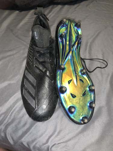 Black Adult Used Men's Size 12 (Women's 13) Adidas