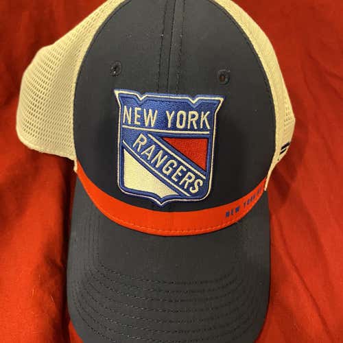 Brendan Lemieux New York Rangers #48 Team Issued Fanatics NHL Hockey Blue Men's Hat