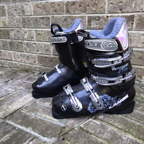 Women's Lange Exclusive 60 Downhill Ski Boots Size 25.5 (255) US 8.5