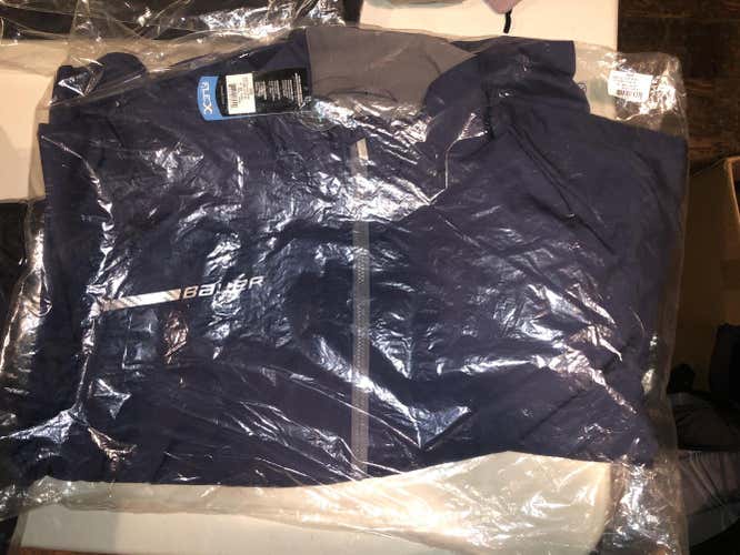 New Adult Large Navy Bauer Flex Jacket