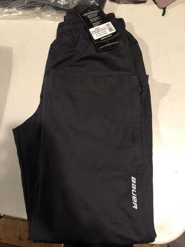 New Youth Medium Black Bauer Lightweight Warmup Pants