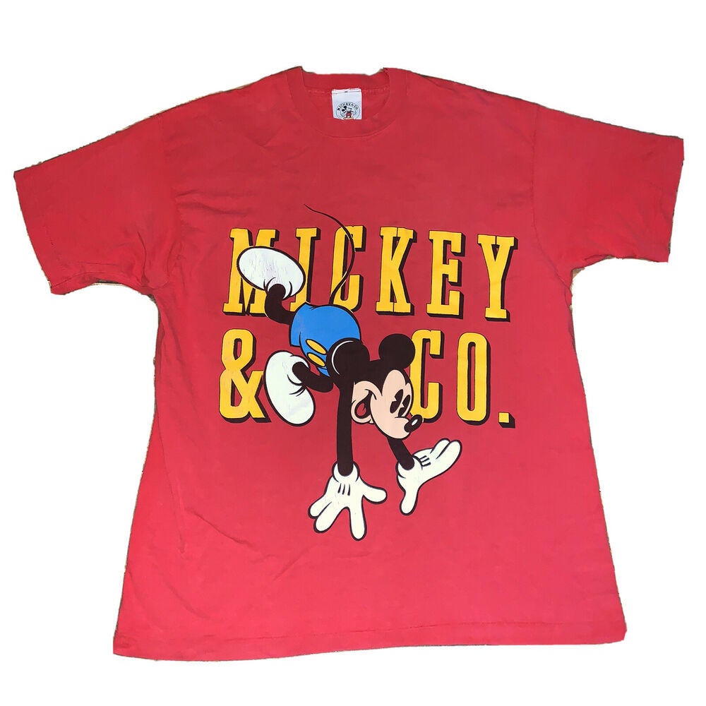 Vintage Mickey Mouse & Co T-Shirt Men's Size XL Single Stitch