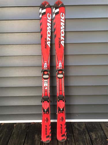 Used  Atomic Race 6 With Bindings Skis