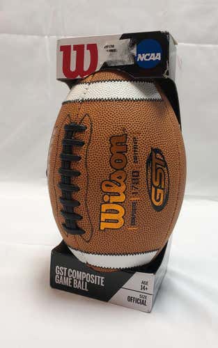 New Wilson Football 1780 GST Composite College Game Ball-BP4-04