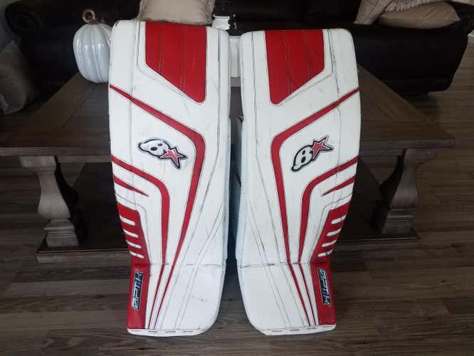 Used 35" Brian's OPTiK Goalie Leg Pads