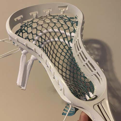 TLax TRADITIONAL Head W/Mesh Dynasty FORCE Hex 10 Carolina Blue