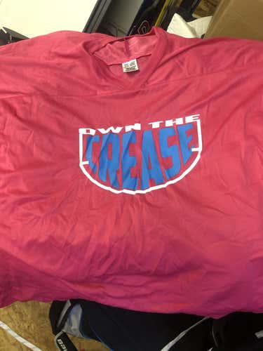 Pink New Adult Goalie Cut CCM Jersey